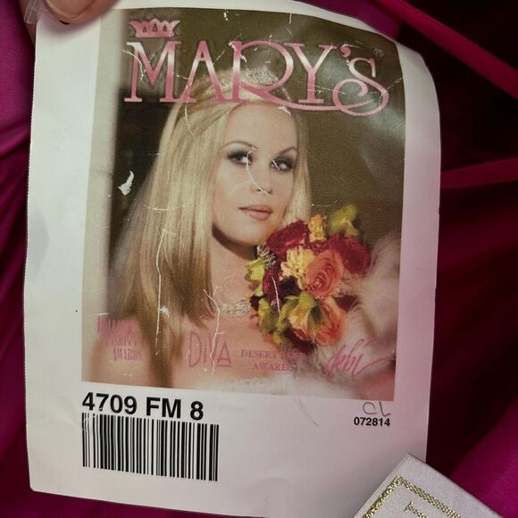 MARY's 3 Piece Pink Satin Prom Quincy Dress Set - Top = 4/6, Skirt = 0/2 or XS - Picture 5 of 9